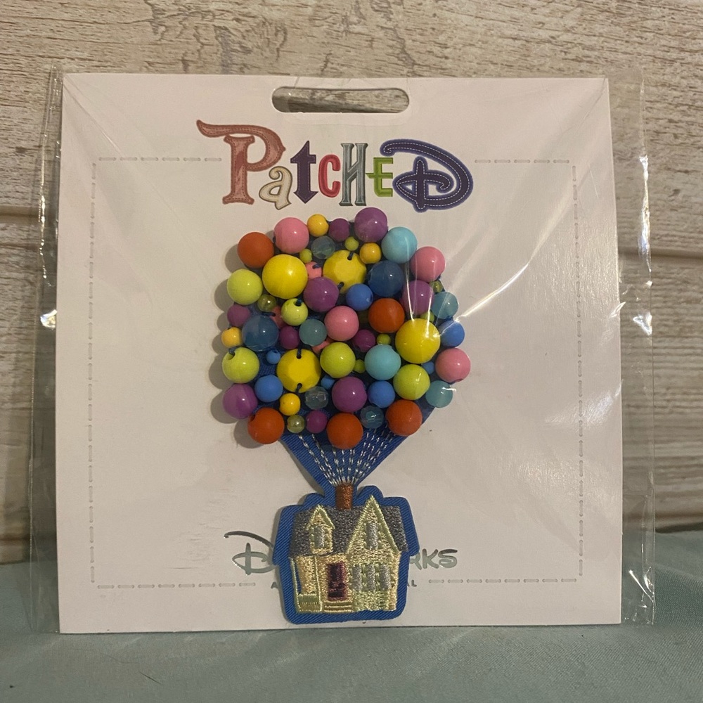 ❌ SOLD patched up disney with balloons pixar
